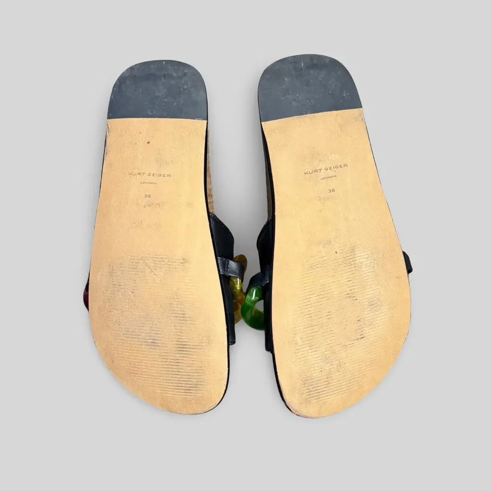 Kurt Geiger London Ozark Chain Slides - Picture 6 of 7